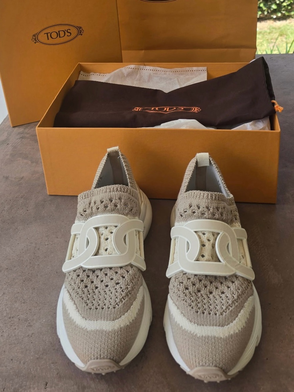 TOD’s Crocheted Sneakers “KATE” size 7.5